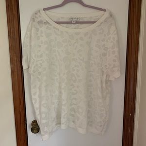 Ava & Viv Knit Leopard Top